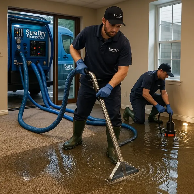 Water Extraction and Removal process in West Hattiesburg, MS